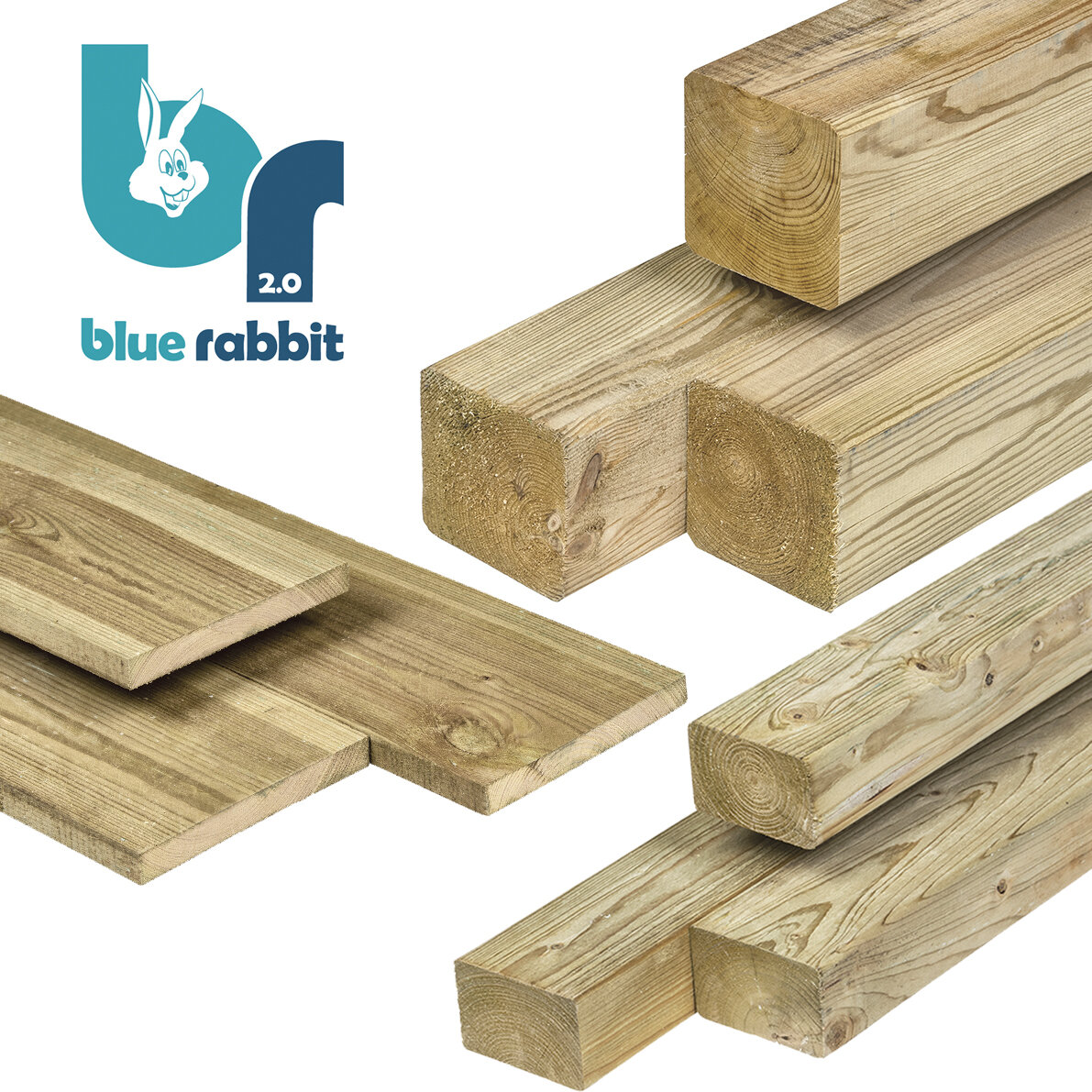Blue Rabbit Belv&eacute;d&egrave;re houtpakket