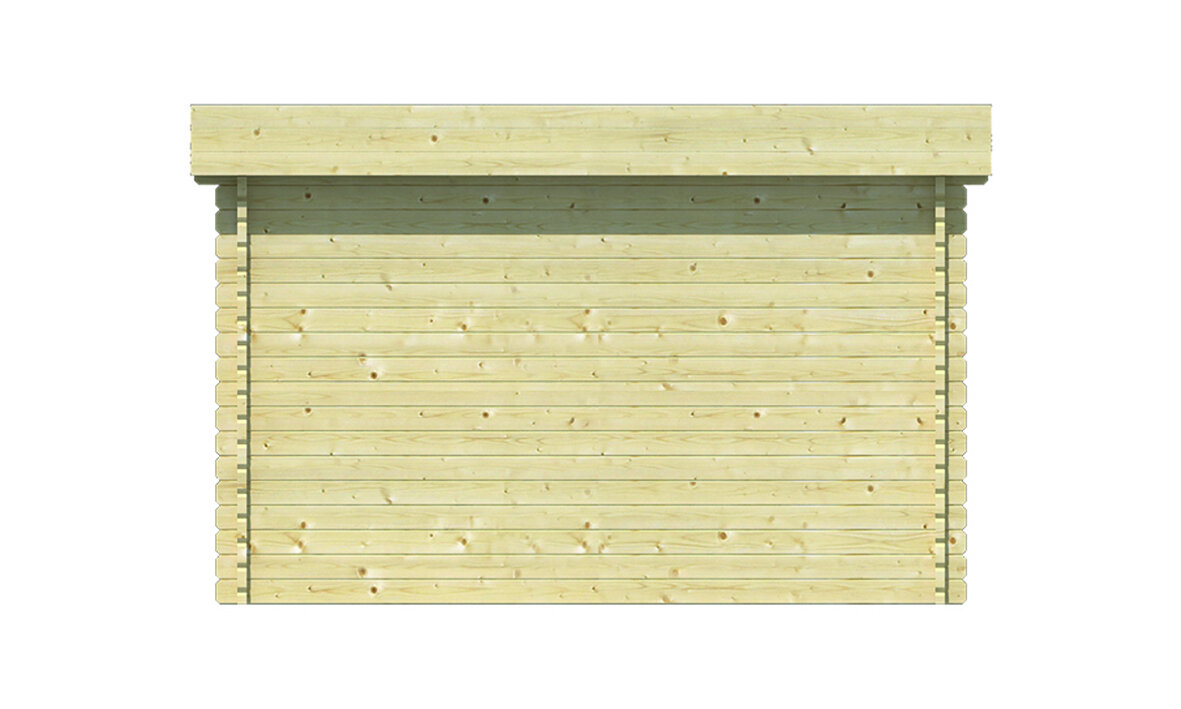 Blokhut Helge 500 x 350 x 222 cm - Tuinhuis 