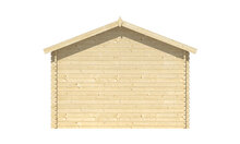 Houten Garage Geir 360 x 537 cm Prefab Schuur met punt dak Wanddikte 44 mm