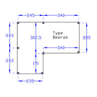 DHZ Prieel Beerze douglas 620 x 520 cm