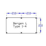 Kapschuur Bergen L Douglas Type 1 Basispakket